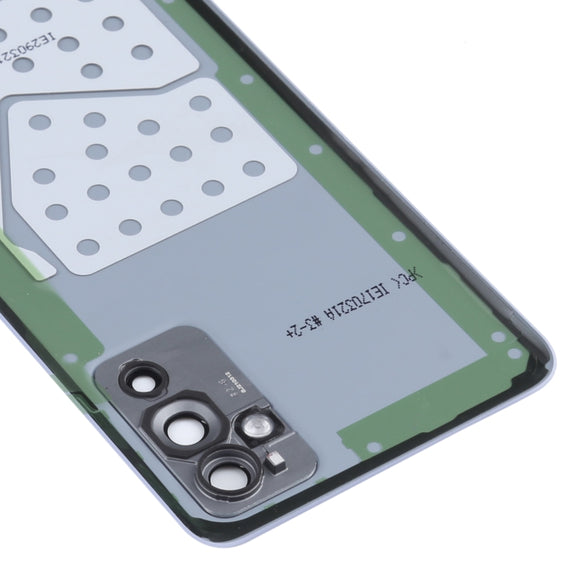 For Samsung Galaxy A82 Battery Back Cover With Camera Lens (Purple)