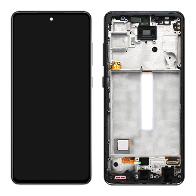 Original Super AMOLED LCD Screen for Samsung Galaxy A52 SM-A526(5G Version) Digitizer Full Assembly With Frame