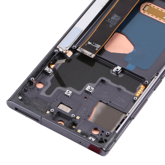 Original Super AMOLED LCD Screen for Samsung Galaxy Note20 Ultra SM-N986(5G Version) Digitizer Full Assembly With Frame (Black)