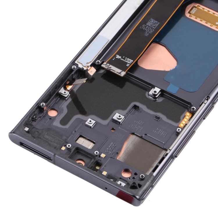 Original Super AMOLED LCD Screen for Samsung Galaxy Note20 Ultra SM-N986(5G Version) Digitizer Full Assembly With Frame (Black)