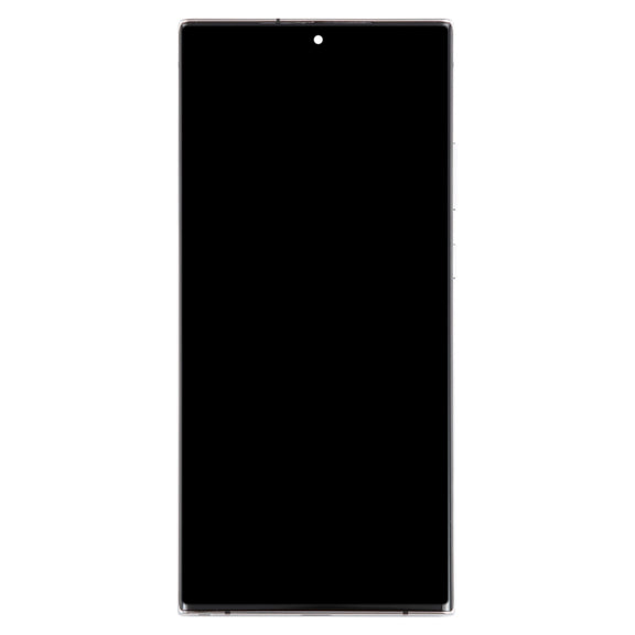 For Samsung Galaxy Note20 Ultra 4G Original Super AMOLED LCD Screen Digitizer Full Assembly With Frame (Silver)