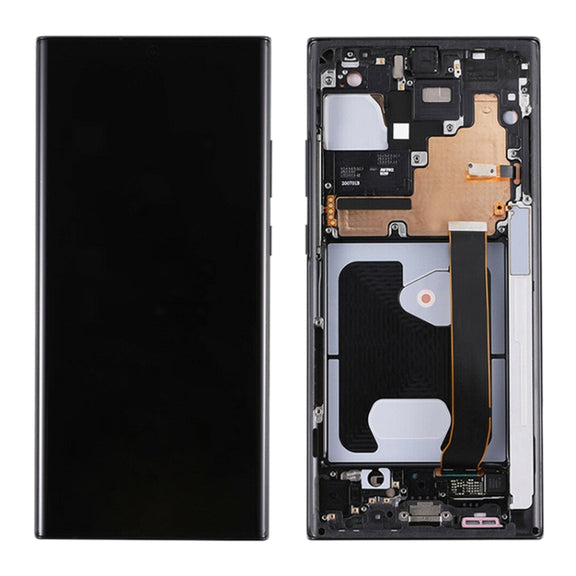 For Samsung Galaxy Note20 Ultra 4G Original Super AMOLED LCD Screen Digitizer Full Assembly With Frame(Black)