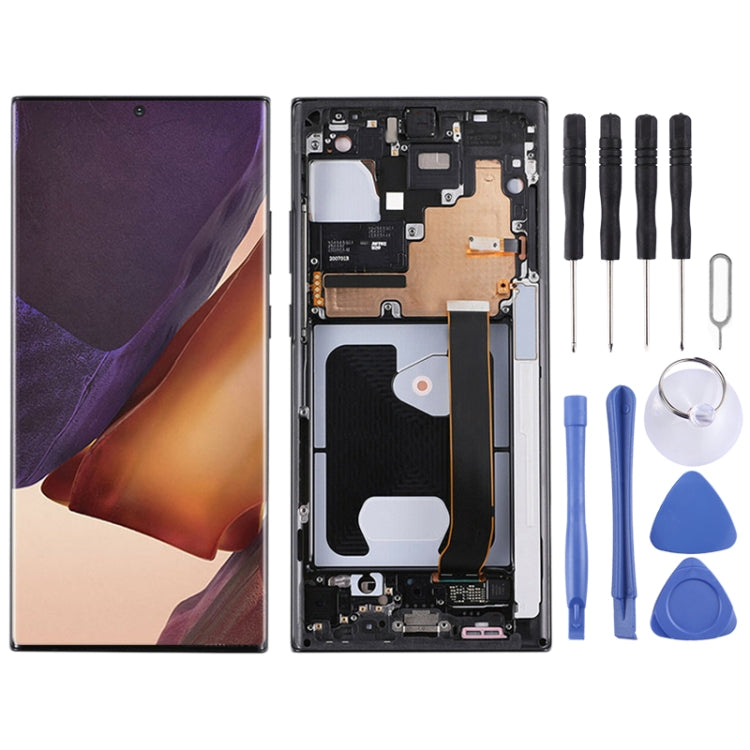 For Samsung Galaxy Note20 Ultra 4G Original Super AMOLED LCD Screen Digitizer Full Assembly With Frame(Black) - free shipping - PMC TechLife - Order now!