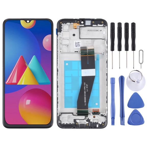 OEM LCD Screen for Samsung Galaxy M02s (NL Version) Digitizer Full Assembly With Frame