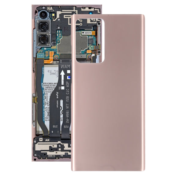 For Samsung Galaxy Note20 Ultra 5G Battery Back Cover (Brown)