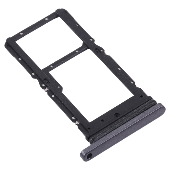 For Samsung Galaxy Tab A7 10.4 (2020) SM-T505 SIM Card Tray + Micro SD Card Tray (Black)