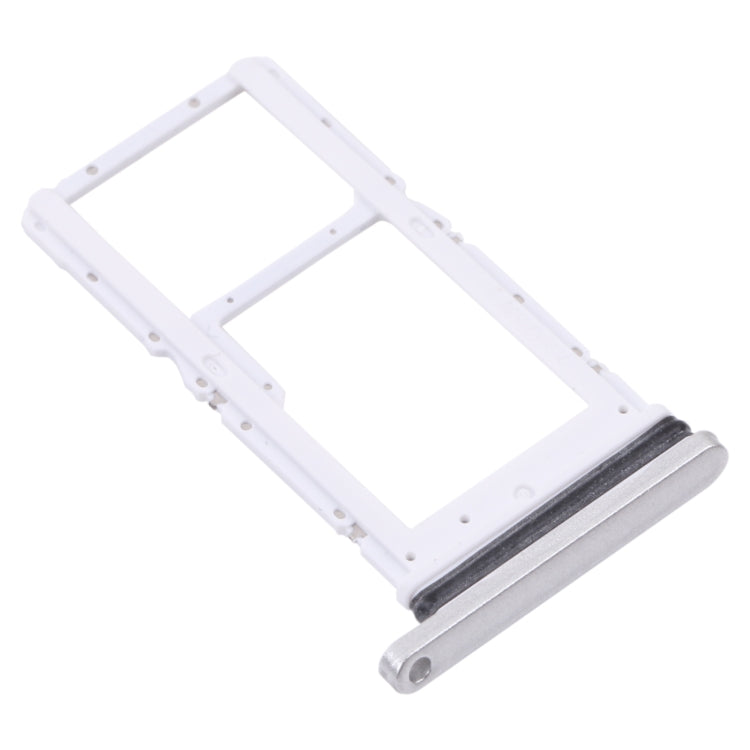 For Samsung Galaxy Tab A7 10.4 (2020) SM-T505 SIM Card Tray + Micro SD Card Tray (White)