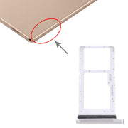 For Samsung Galaxy Tab A7 10.4 (2020) SM-T505 SIM Card Tray + Micro SD Card Tray (White)