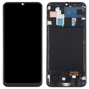Original Super AMOLED LCD Screen for Samsung Galaxy A30 SM-A305 Digitizer Full Assembly with Frame (Black)