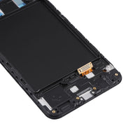 Original Super AMOLED LCD Screen for Samsung Galaxy A30 SM-A305 Digitizer Full Assembly with Frame (Black)