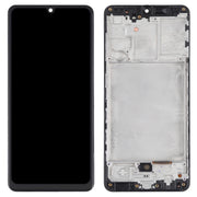 Original Super AMOLED LCD Screen for Samsung Galaxy A31 SM-A315 Digitizer Full Assembly with Frame (Black)