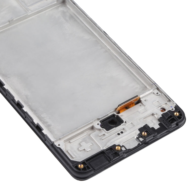 Original Super AMOLED LCD Screen for Samsung Galaxy A31 SM-A315 Digitizer Full Assembly with Frame (Black)