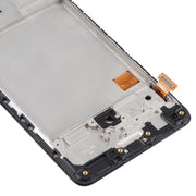 Original Super AMOLED LCD Screen for Samsung Galaxy A41 SM-A415 Digitizer Full Assembly with Frame (Black)