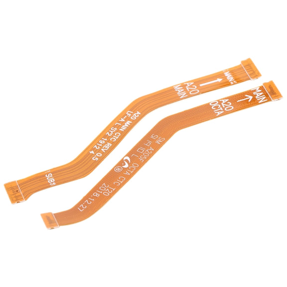 For Galaxy A20 Motherboard Flex Cable + LCD Flex Cable
