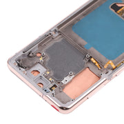 Original Super AMOLED LCD Screen For Samsung Galaxy S21 4G/S21 5G SM-G990 SM-G991 Digitizer Full Assembly with Frame (Gold)