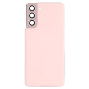 For Samsung Galaxy S21 5G Battery Back Cover with Camera Lens Cover (Pink)