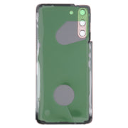 For Samsung Galaxy S21 5G Battery Back Cover with Camera Lens Cover (Pink)