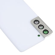 For Samsung Galaxy S21 5G Battery Back Cover with Camera Lens Cover (White)