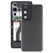 For Samsung Galaxy S21 Ultra 5G Battery Back Cover with Camera Lens Cover (Grey)
