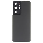 For Samsung Galaxy S21 Ultra 5G Battery Back Cover with Camera Lens Cover (Grey)