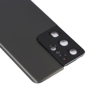 For Samsung Galaxy S21 Ultra 5G Battery Back Cover with Camera Lens Cover (Grey)