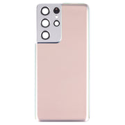 For Samsung Galaxy S21 Ultra 5G Battery Back Cover with Camera Lens Cover (Gold)