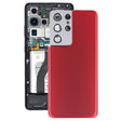For Samsung Galaxy S21 Ultra 5G Battery Back Cover with Camera Lens Cover (Red) - free shipping - PMc TechLife - Order now!