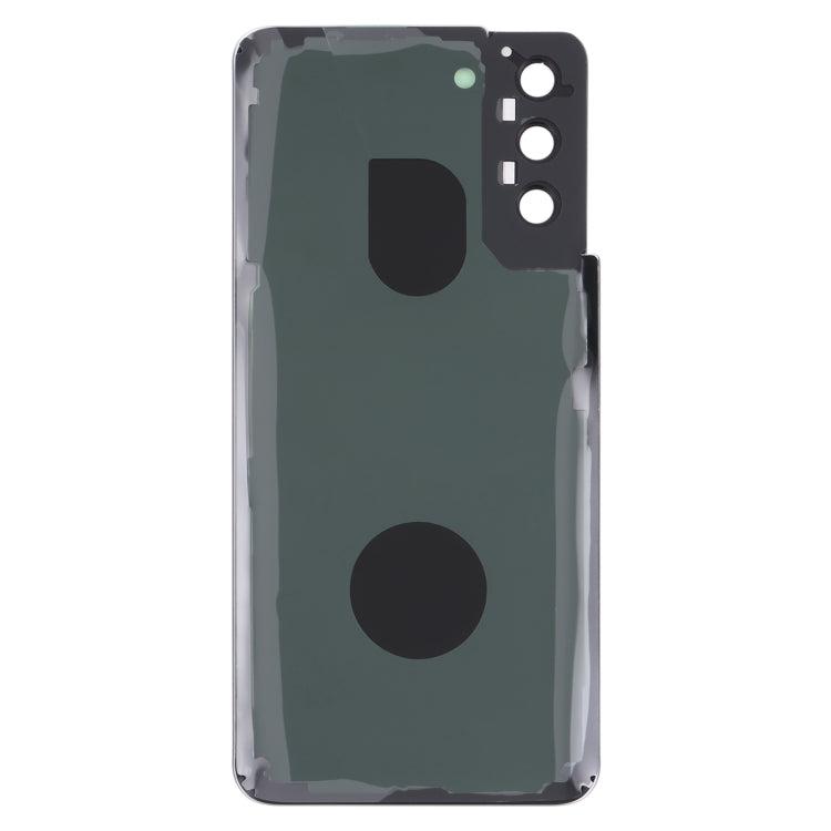 For Samsung Galaxy S21+ 5G Battery Back Cover with Camera Lens Cover (Black)
