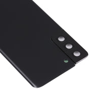 For Samsung Galaxy S21+ 5G Battery Back Cover with Camera Lens Cover (Black)