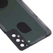 For Samsung Galaxy S21+ 5G Battery Back Cover with Camera Lens Cover (Black)