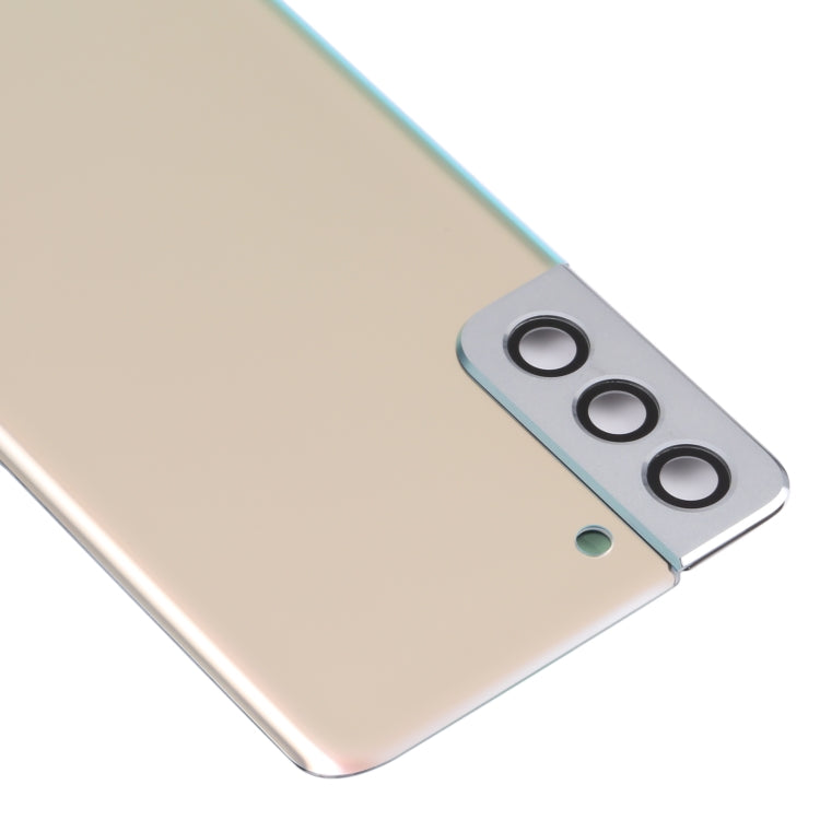 For Samsung Galaxy S21+ 5G Battery Back Cover with Camera Lens Cover (Gold)