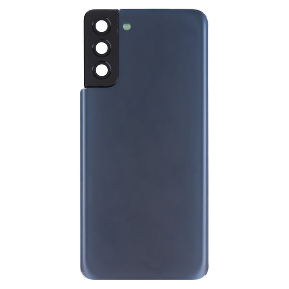 For Samsung Galaxy S21+ 5G Battery Back Cover with Camera Lens Cover (Blue)