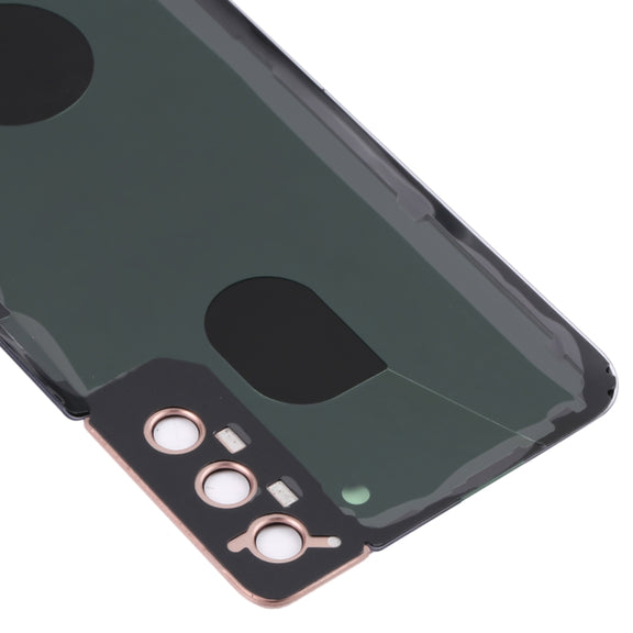 For Samsung Galaxy S21+ 5G Battery Back Cover with Camera Lens Cover (Purple)