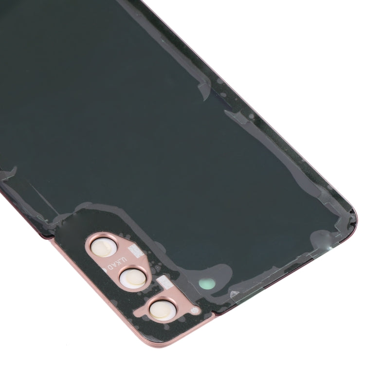 For Samsung Galaxy S21+ 5G Battery Back Cover with Camera Lens Cover (Red)