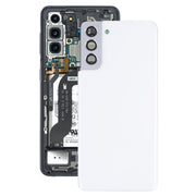 For Samsung Galaxy S21+ 5G Battery Back Cover with Camera Lens Cover (White)