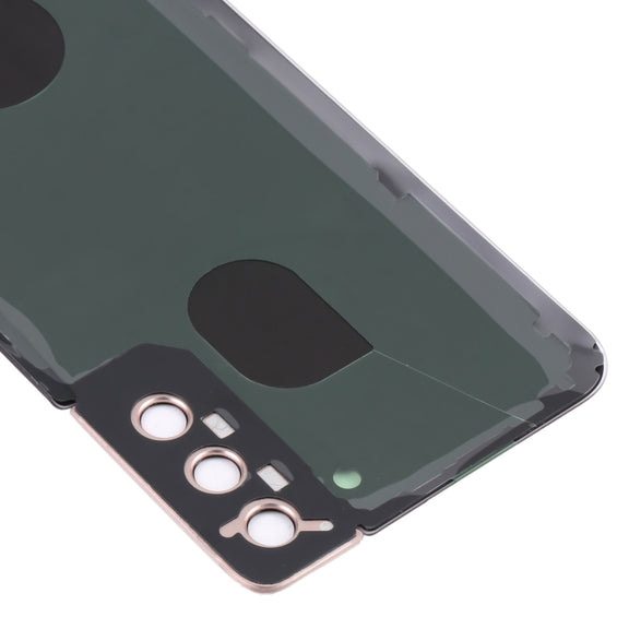 For Samsung Galaxy S21+ 5G Battery Back Cover with Camera Lens Cover (Brown)