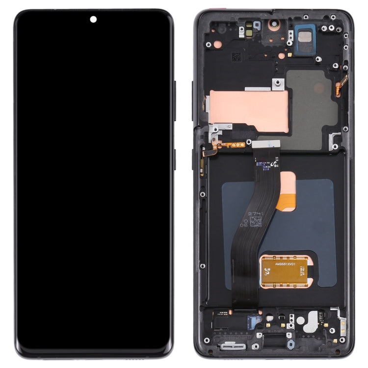 Original Super AMOLED LCD Screen For Samsung Galaxy S21 Ultra 5G SM-G998B Digitizer Full Assembly with Frame (Black) - free shipping - PMC TechLife - Order now!