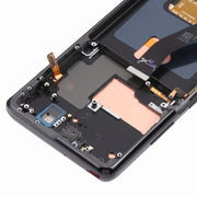 Original Super AMOLED LCD Screen For Samsung Galaxy S21 Ultra 5G SM-G998B Digitizer Full Assembly with Frame (Black)