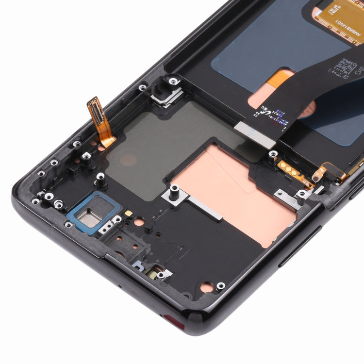 Original Super AMOLED LCD Screen For Samsung Galaxy S21 Ultra 5G SM-G998B Digitizer Full Assembly with Frame (Black)