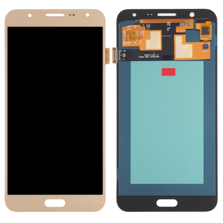 OLED LCD Screen for Samsung Galaxy J7 SM-J700 With Digitizer Full Assembly (Gold) - free shipping - PMc TechLife - Order now!