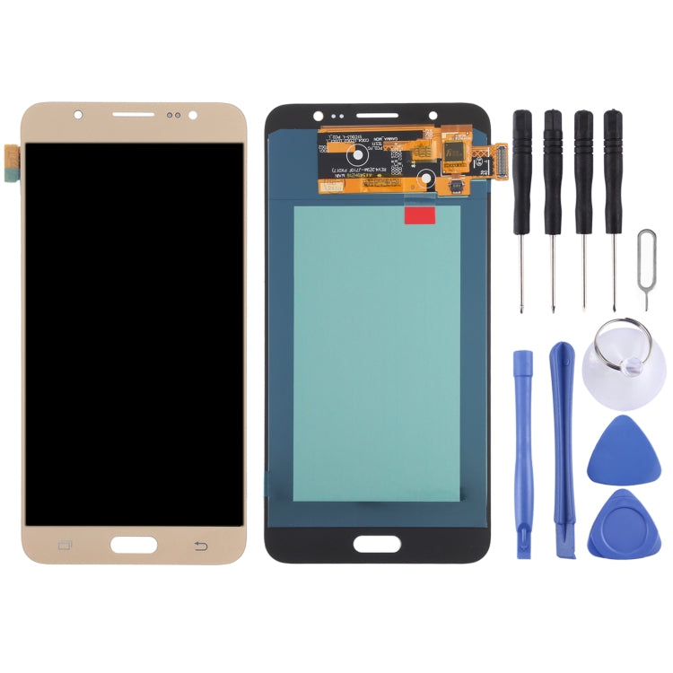 OLED LCD Screen for Samsung Galaxy J7 (2016) SM-J710 With Digitizer Full Assembly (Gold)