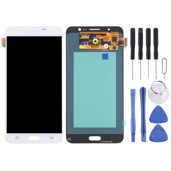 OLED LCD Screen for Samsung Galaxy J7 (2016) SM-J710 With Digitizer Full Assembly (White)