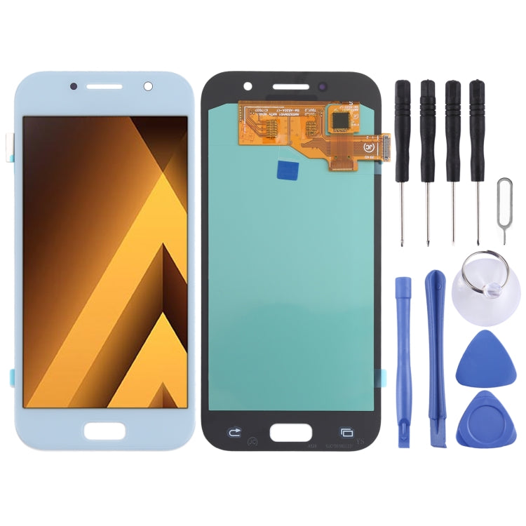OLED LCD Screen for Samsung Galaxy A5 (2017) SM-A520 With Digitizer Full Assembly (Blue) - free shipping - PMc TechLife - Order now!