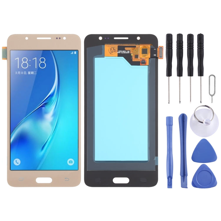 OLED LCD Screen for Samsung Galaxy J5 (2016) SM-J510 With Digitizer Full Assembly (Gold) - free shipping - PMc TechLife - Order now!