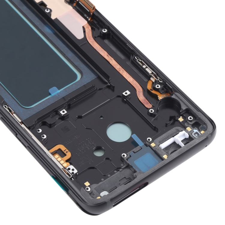 OLED LCD Screen for Samsung Galaxy S9+ SM-G965 Digitizer Full Assembly with Frame (Black)