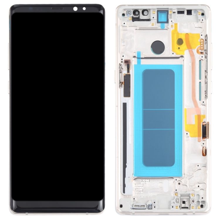 OLED LCD Screen for Samsung Galaxy Note 8 SM-N950 Digitizer Full Assembly with Frame (Gold) - free shipping - PMc TechLife - Order now!