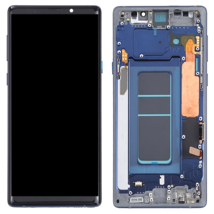 OLED LCD Screen for Samsung Galaxy Note9 SM-N960 Digitizer Full Assembly with Frame (Blue) - free shipping - PMc TechLife - Order now!