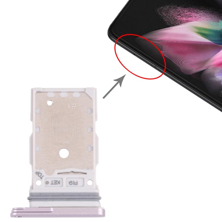 For Samsung Galaxy Z Fold3 5G SM-F926 Original SIM Card Tray + SIM Card Tray (Purple) - free shipping - PMc TechLife - Order now!