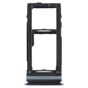 For Samsung Galaxy A52S 5G SM-A528 SIM Card Tray + SIM Card Tray / Micro SD Card Tray (Black)