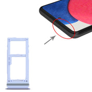 For Samsung Galaxy A52S 5G SM-A528 SIM Card Tray + SIM Card Tray / Micro SD Card Tray (Purple)